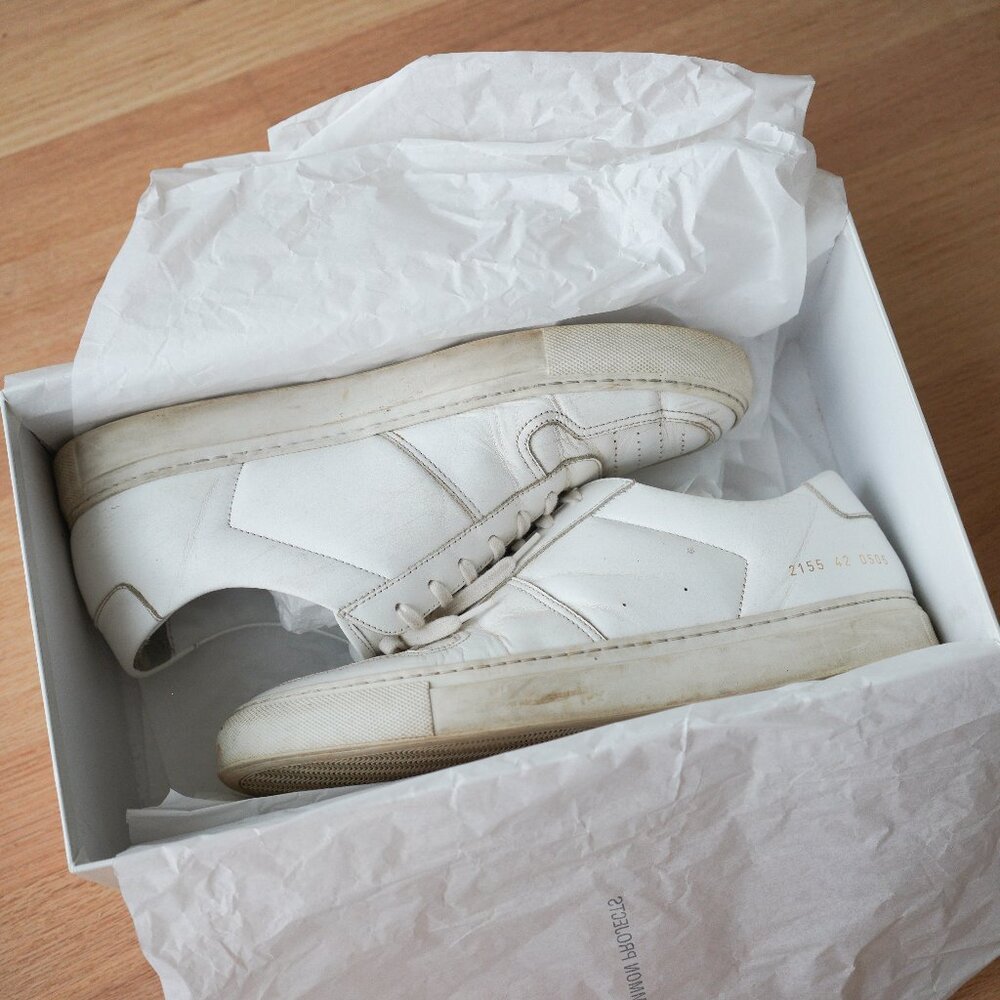 Common Projects B Ball low in white - Picture 5 of 8